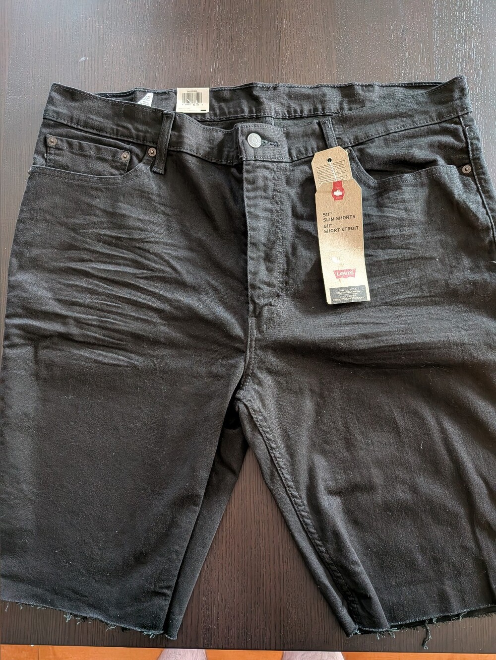 Levi's 511 Slim Black Men Shorts Size 40